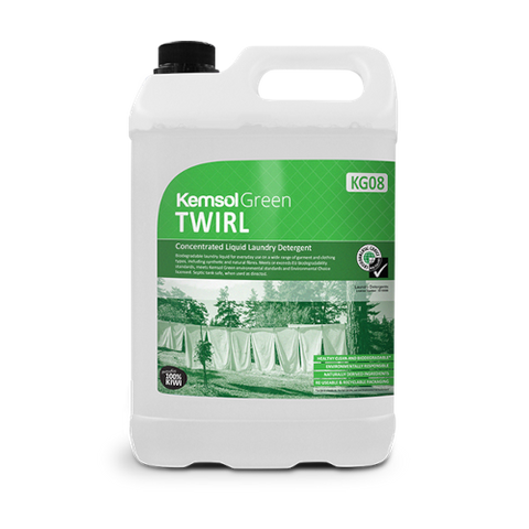 'GREEN' TWIRL LAUNDRY LIQUID DETERGENT 5L