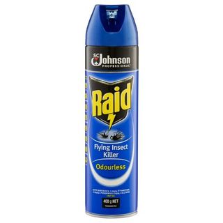 RAID FLYING INSECT KILLER ODOURLESS AEROSOL 400G [DG-C2]