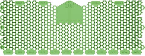 FRESH PRODUCTS URINAL TROUGH SCREENS CUCUMBER MELON 2S