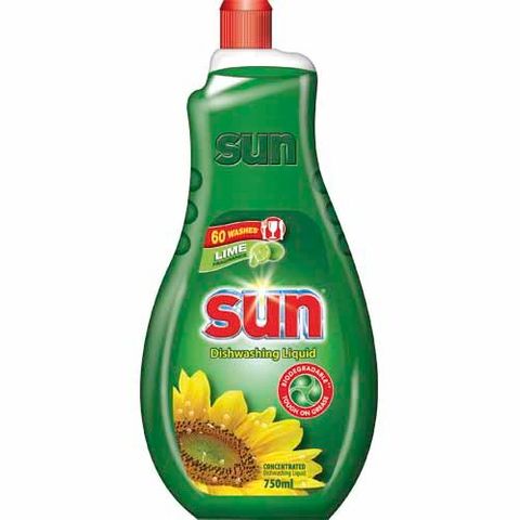 SUN MANUAL DISHWASHING LIQUID LIME 750ML (MPI C32)