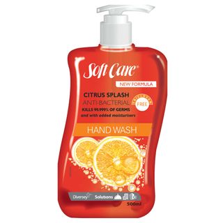 SOFTCARE CITRUS SPLASH ANTIBACTERIAL HAND CARE PUMP 500ML (MPI C52)