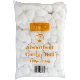 HELP-IT ABSORBENT COTTON BALLS BAG 100S