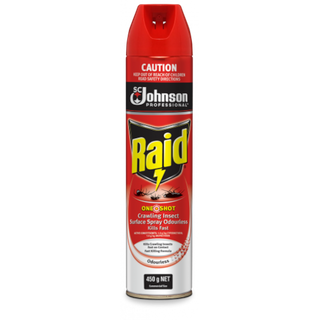 RAID CRAWLING INSECT KILLER AEROSOL 450G [DG-C2] (MPI TYPE B)