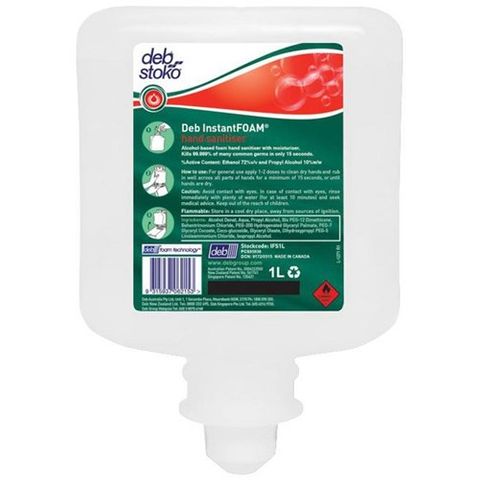 DEB INSTANTFOAM SANITISER REFILL 1L [DG-C3] (MPI C54)