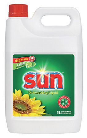 SUN MANUAL DISHWASHING LIQUID LIME 5L (MPI C32)