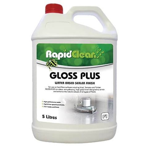 RAPIDCLEAN GLOSS PLUS WATER BASED SEALER FINISH 5L