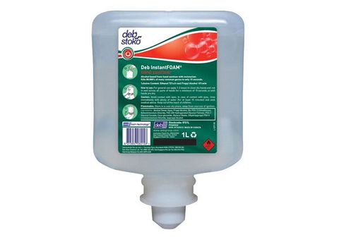 DEB INSTANTFOAM TOUCH-FREE SANITISER REFILL 1L