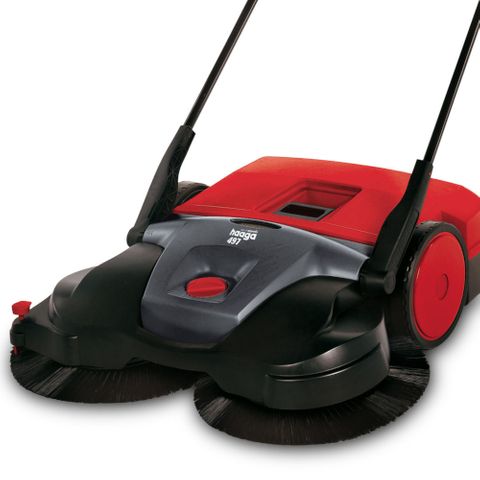 HAAGA MANUAL SWEEPER 497 W/ i-SWEEP 50L 966MM