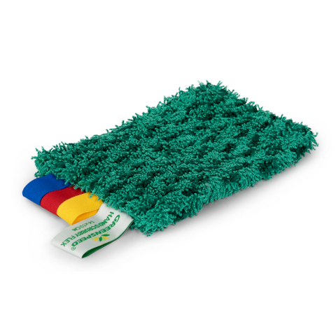 HANDSCRUBBY FLEX MICROFIBRE 10CM X 14CM - GREEN