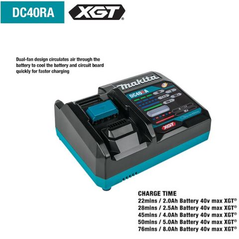 MAKITA XGT 40V RAPID CHARGER DC40RA