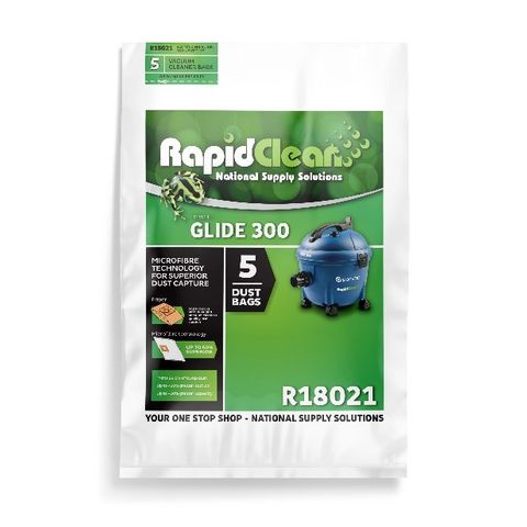 RAPIDCLEAN GLIDE DISPOSABLE VACUUM BAGS 5S