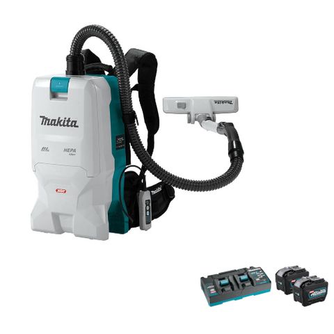 MAKITA 40V XGT VC011GL201 BACKPACK VACUUM CLEANER 6L