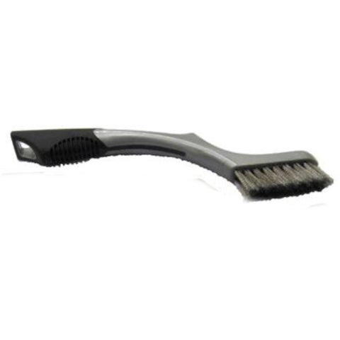 MINI BRUSH SOFT GRIP PLASTIC HANDLE STAINLESS STEEL FILL