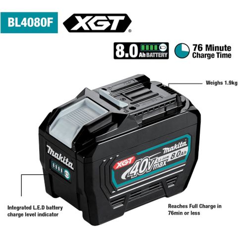 MAKITA XGT 40V MAX 8AH BATTERY EACH