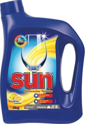 SUN ADVANCE DISHWASHER POWDER LEMON 3KG