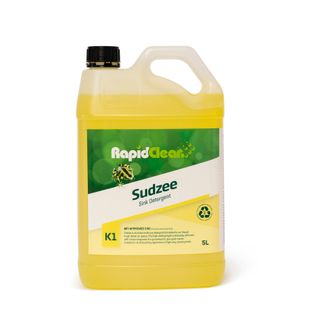 RAPIDCLEAN SUDZEE LEMON DISHWASH LIQUID 5L (MPI C32)