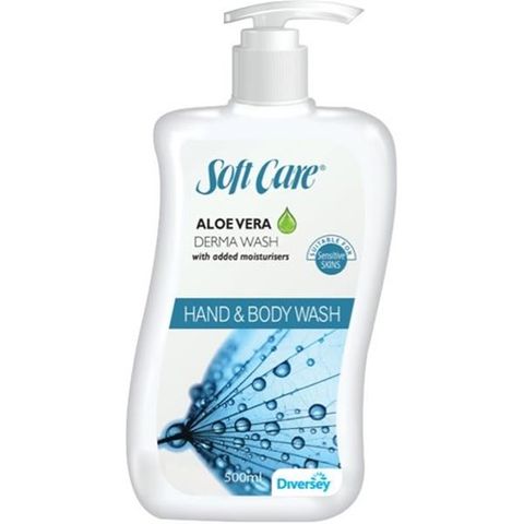 SOFTCARE DERMAWASH ALOE VERA HAND CARE PUMP 500ML (MPI C56)