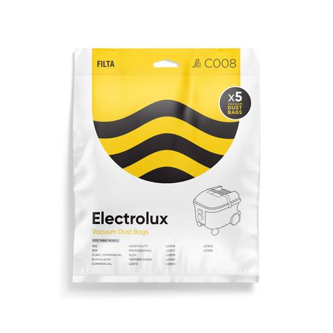 UZ934/ELECTROLUX T130 M/L VACUUM BAGS 5S - C008