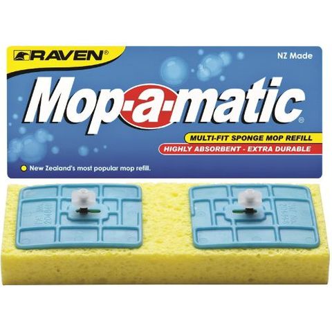 MOP-A-MATIC STANDARD SPONGE MOP REFILL 21CM