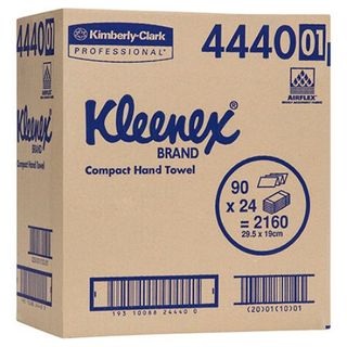 KLEENEX 4440 I/FOLD COMPACT WHITE 1 PLY PAPER TOWEL 90S X 24