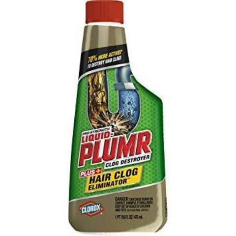 LIQUID PLUMR HAIR CLOG ELIMINATOR 473ML