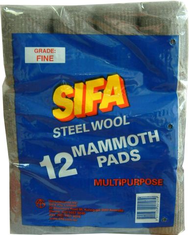 SIFA STEELWOOL 12 GIANT PADS