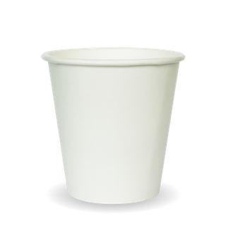 BIOCUP SINGLE WALL WHITE HOT CUP 230ML/60Z 1000S