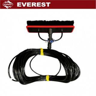 EVEREST BLACK 28CM/11" BRUSH COMPLETE KIT SET (8MM HOSE, GOOSENECK)