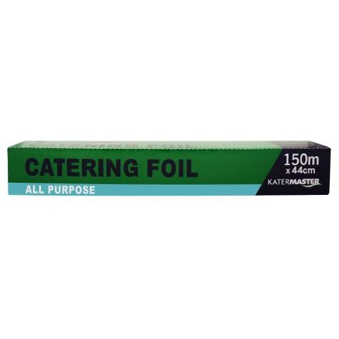 KATERMASTER CATERING ALUMINIUM FOIL WRAP 44CM X 150M