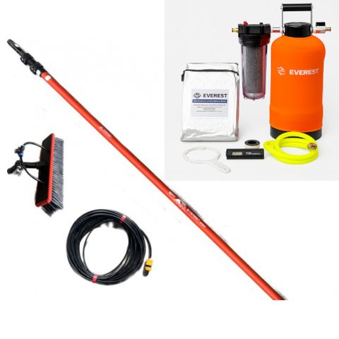 EVEREST 25 HYBRID POLE KIT 7.6M + EVEREST 10L PURE WATER TANK W/ RESIN
