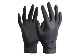 ESKO H/D BLACK NITRILE UNPOWDERED GLOVES LARGE 100S