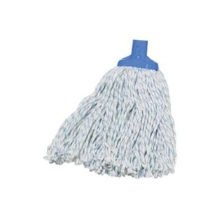 OATES MOP SOCKET 350G ANTIBACTERIAL WHITE & BLUE REFILL