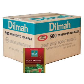 DILMAH 80491 ENVELOPED TEA BAGS ENGLISH BREAKFAST 500S