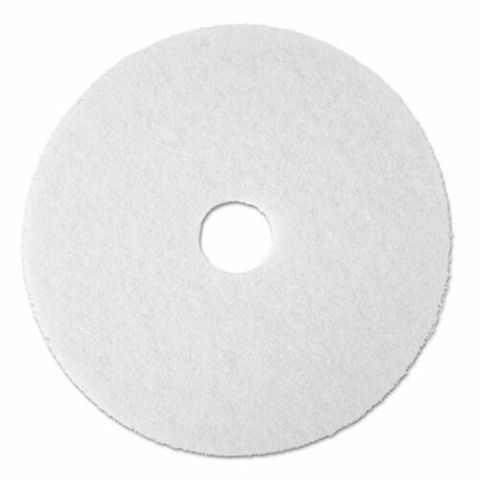 3M 4100 WHITE SUPER POLISH FLOOR PAD 400MM 16"