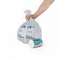 ECOPACK OCEAN-BOUND RECYCLED PLASTIC 27L WHITE RUBBISH BAGS ROLL 50 - 470 X 585