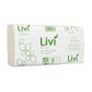 LIVI 7200 EVERYDAY SLIMFOLD WHITE 1 PLY PAPER TOWEL 200S X 20