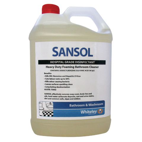 SANSOL HEAVY DUTY BATHROOM CLEANER 5L