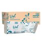 LIVI 1402 ESSENTIALS SLIMFOLD WHITE 1 PLY P/TOWEL 200S X 20