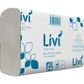 LIVI 1402 ESSENTIALS SLIMFOLD WHITE 1 PLY PAPER TOWEL 200S X 20