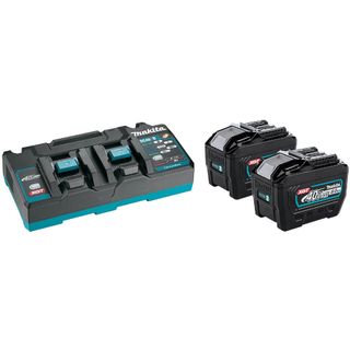 MAKITA RAPID CHARGER & 2 X 8AH 40V BATTERY COMBO