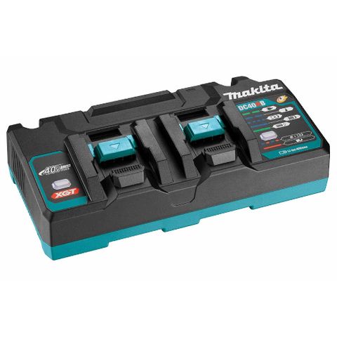 MAKITA XGT 40V DUAL PORT RAPID CHARGER DC40RB