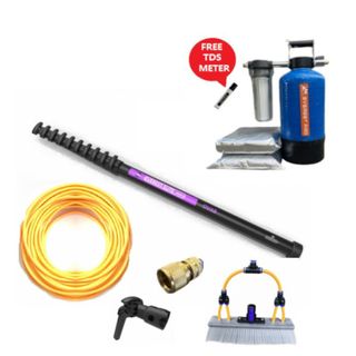 EVEREST OVA8 HI-MOD CARBON POLE KIT 15M + EVEREST 10L PURE WATER TANK W/ RESIN