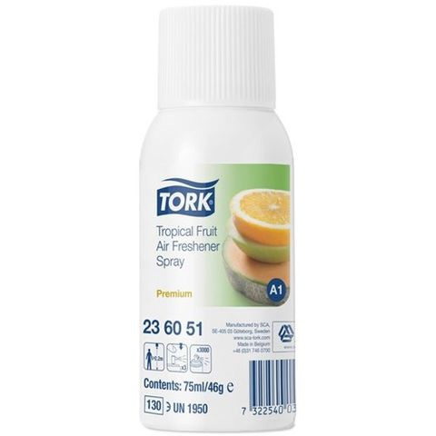 TORK A1 AIR FRESHENER AEROSOL REFILL 75ML - TROPICAL FRUIT [DG-C2] (MPI C102)