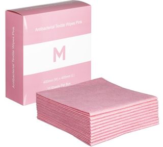 MATTHEWS ANTIBACTERIAL TEXTILE WIPES 40CM X 40CM 10S - PINK