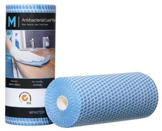 MATTHEWS LEAF ANTIBACTERIAL WIPES 50CM X 30CM 90S 45M - BLUE