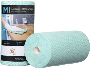 MATTHEWS WAVY HEAVY DUTY ANTIBACTERIAL WIPES 50CM X 30CM 90S 45M - GREEN