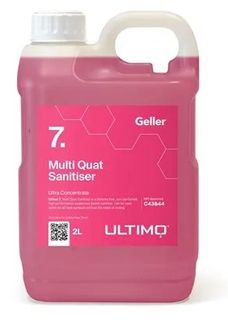 GELLER ULTIMO #7 MULTI QUAT SANITISER C43/C44 2L