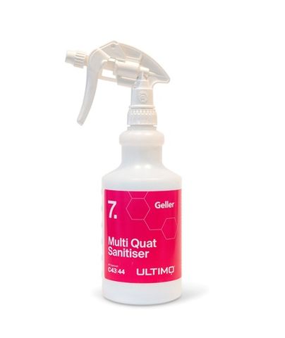GELLER ULTIMO SPRAY BOTTLE FOR #7 MULTI QUAT SANITISER