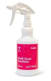 GELLER ULTIMO SPRAY BOTTLE FOR #7 MULTI QUAT SANITISER