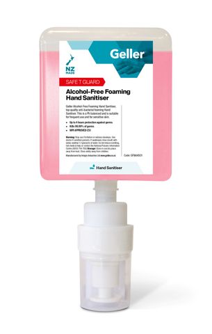 GELLER SAFE T GUARD ALCOHOL FREE FOAMING HAND SANITISER 1L
